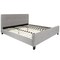 Flash Furniture Platform Bed, Tribeca, King, Light Gray HG-28-GG - alternate 4